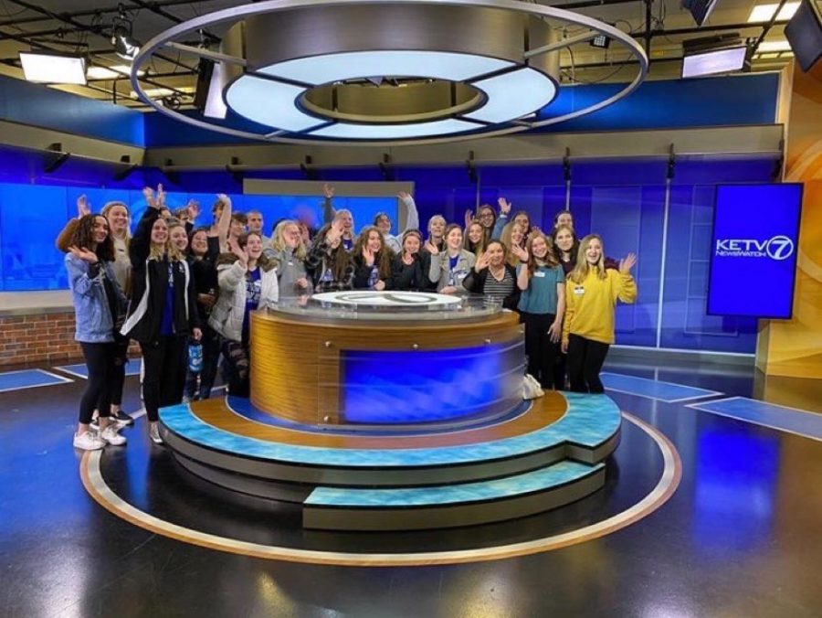 The journalism department toured the KETV studio at Burlington Station. We learned a lot of tips for when we cover events and people in the yearbook, Madison Nash (11) said. Im sure that the trip was very beneficial for every staff, and their work will improve a lot. The student-journalists got to learn about the production, engineering, editing and sales that the news outlet does.