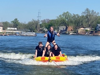 Going to the lake house with friends is a great way to kick off the summer. Tubing, boating and other water activities are all lake adventures to enjoy with friends and family.