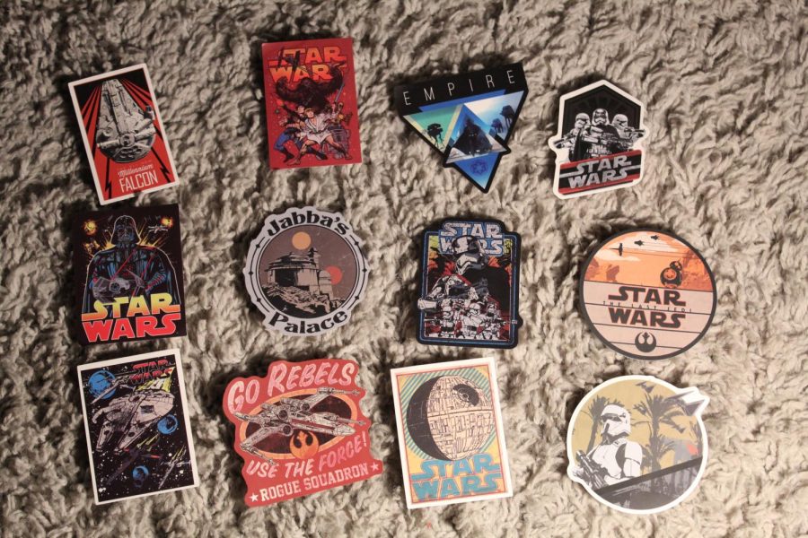 The Force Awakens 
Part of my Star Wars sticker collection. I have been a fan of Star Wars since my parents showed me the original movies in sixth grade. The Mandalorian is a great continuation of the fictional universe.