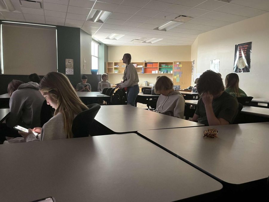 Full classrooms! Intro to Business class does not have an empty seat during third period. The state of Nebraksa’s new personal finance graduation requirement will affect enrollment in other electives.
