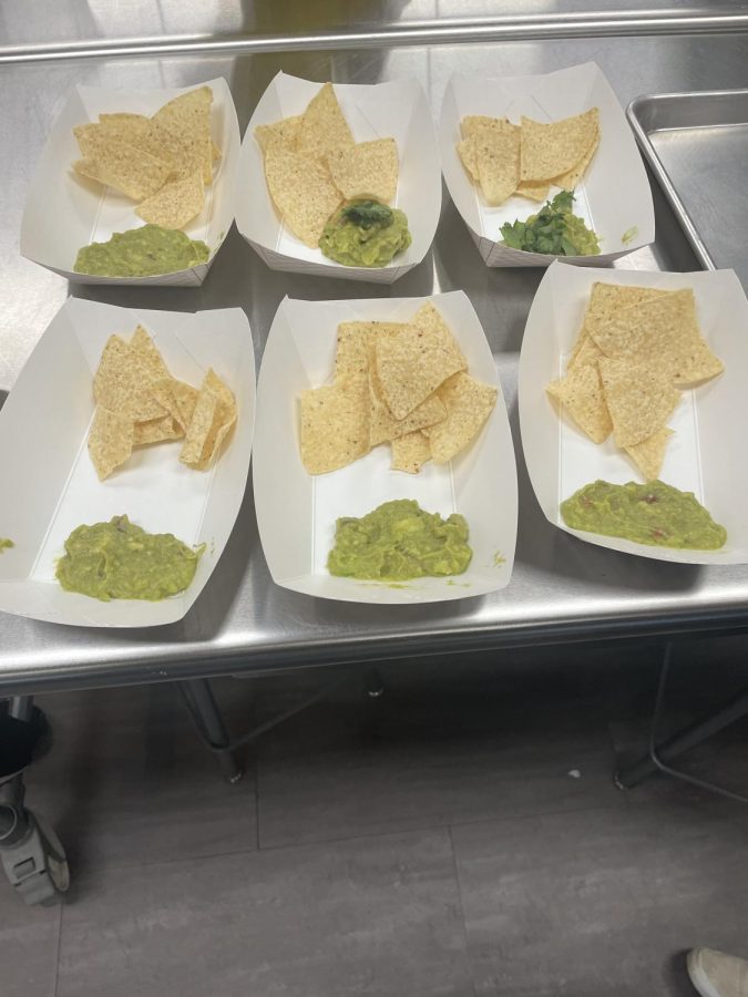 OPTIONS - The cooks worked hard to impress all the judges, Mia Rodriguez had a very smart technique she gave the option of having cilantro in her Guac. “ I just wanted to give options,” Rodriguez said. “Just in case some wanted cilantro and some people didn’t.”