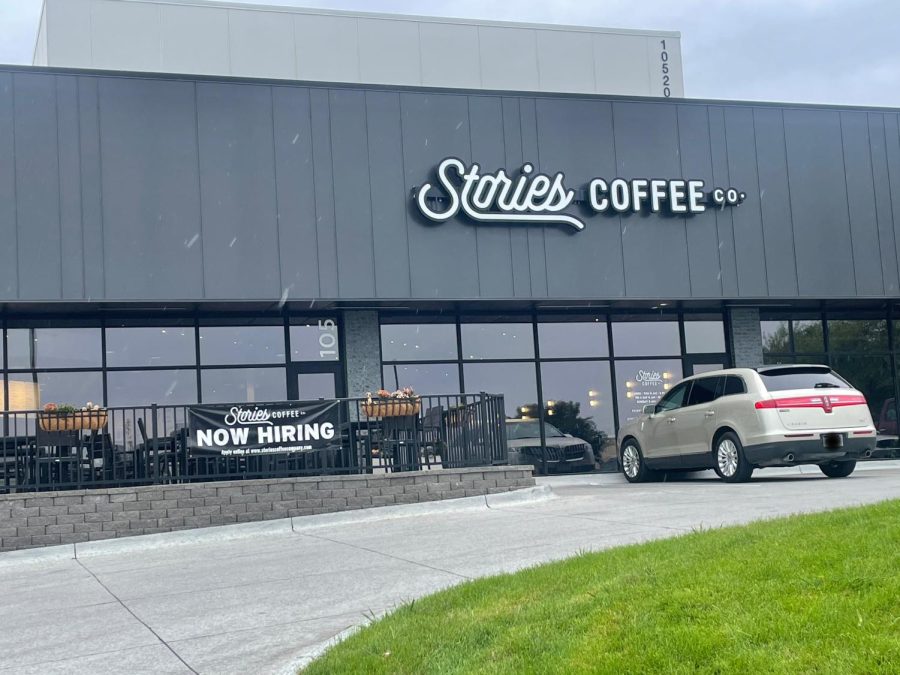 SHINY. Stories Coffee Co. is located at 11432 Davenport St Ste 1, Omaha right next to the Good Life.