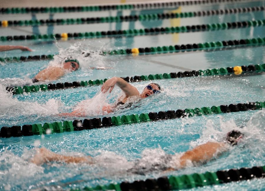 Reese Naylon (23) during her 200 Freestyle.