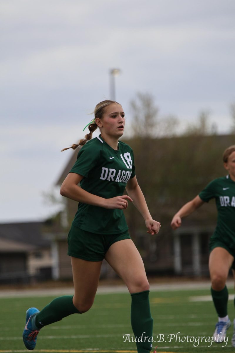 Freshman Aspen Votruba. 