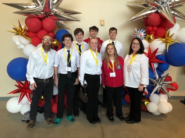 The Skills USA team. Photo courtesy of Kim Wasalaski.