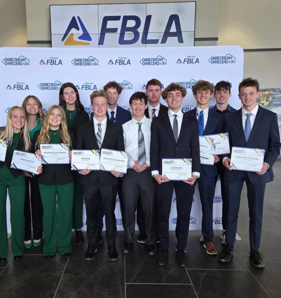 Business students from GHS attended the statewide FBLA competition in Kearney last month.  Photo courtesy of Sarah Kula.