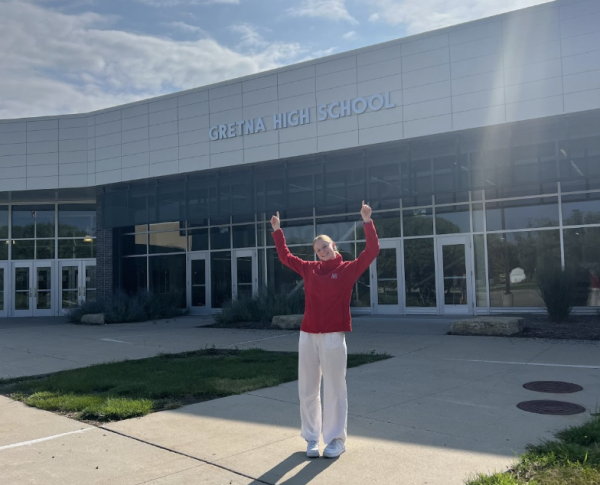 Chanel Kinzl will be at GHS for all of the 2025-26 school year. Her mother had been an exchange student to Nebraska in 1993. 