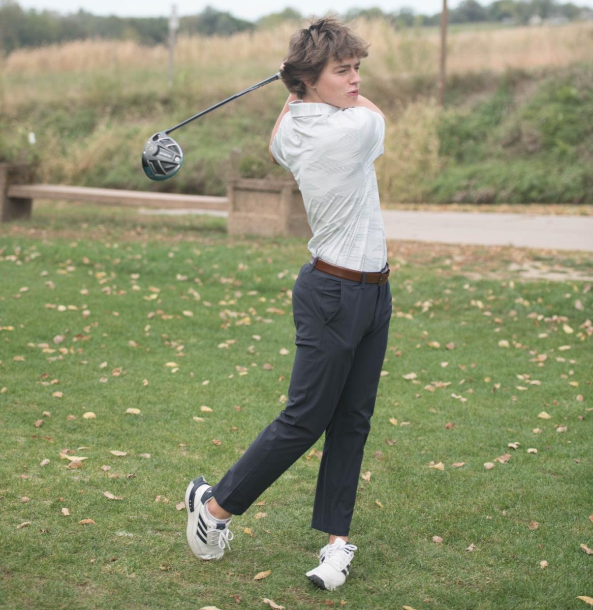 Reid Carson has been playing golf since grade school. He plans on playing, well, for a lifetime.